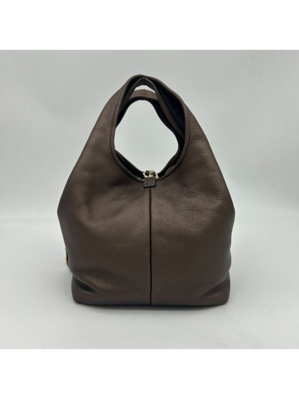 Loewe Karie Tote Bag Canvas Leather Gold - Picture 2 of 16